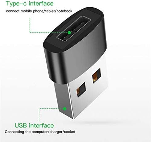 Generic USB C Female to USB Male Adapter for iPhone 11 12 13 Mini Pro Max, Airpods M1 iPad Air 2020 2021, Samsung Galaxy Note 10 11 S20 Plus 2021,...