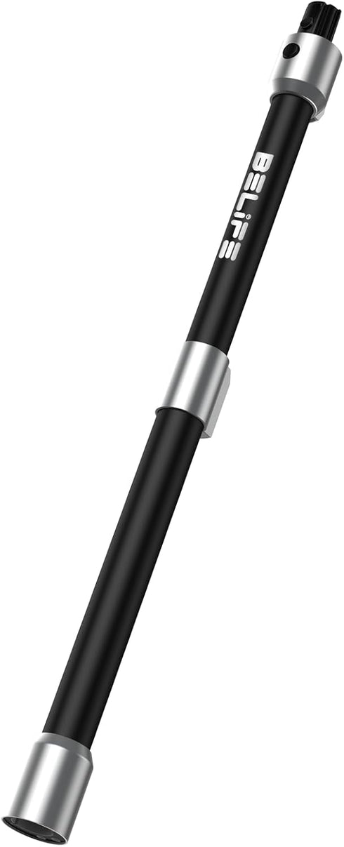 Belife Retractable Metal Tube, Extensible Wands, Telescopic Rod for Sliver Belife S10 Cordless Stick Vacuum Cleaner, 17.6inch-25.5inch Extender St...