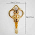 Crown Curtain Wall Hook Household Clothes Hanging Hook Window Drapery Medallion Holdbacks, Curtain Tiebacks, Wall Hook, Tassel Holder 1 Double (Go...