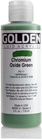 Golden Fluid Acrylic, 4 ounce bottle, Chromium Oxide Green (2060-4)...