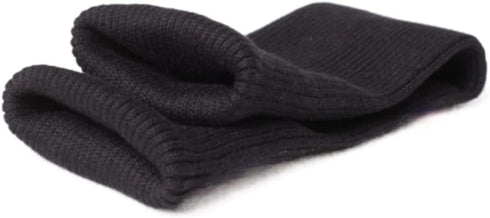 TinaKim Ribbing Cuff Material, Tubular Rib Knit Fabric,for Adult Jacket Sewing (Black, 40x8cm)...