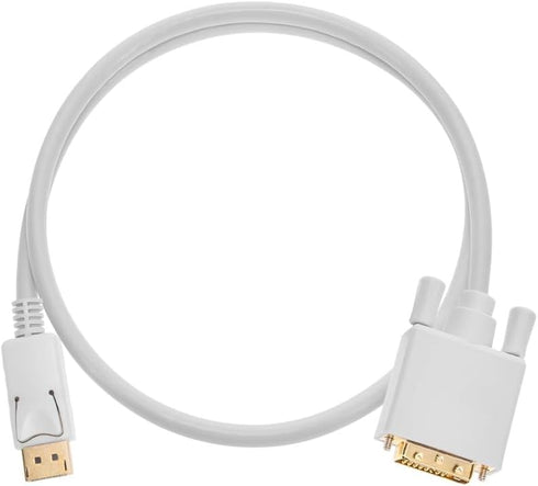 Monoprice 3ft 28AWG DisplayPort to DVI Cable - White...