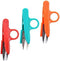 LOT OF 12PCS Random Color Sharp Point Quick-Clip Lightweight Speed Cutting Scissor for Sewing (Random Color)...