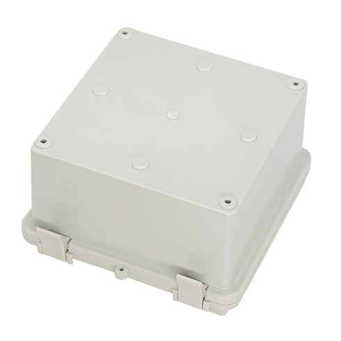 Zulkit Junction Box ABS Plastic Dustproof Waterproof IP65 Electrical Boxes Hinged Shell Outdoor Universal Project Enclosure with 2 Cable Glands 5....