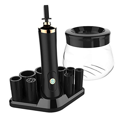 Premium Makeup Brush Cleaner Dryer Electric Brush Cleaner Brush Cleaner - Includes Brush Head Rotator (USB)...
