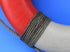 Hampton Nautical Decorative Antique Lifering, 15", Red...
