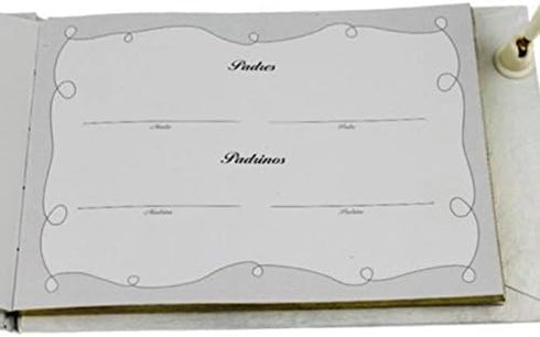 Mi Bautizo Guest Book Mi Bautizo Theme Guest Book...