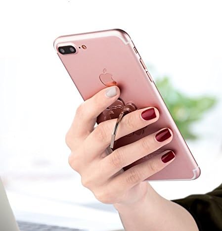 Cell Phone Holder,Universal Smartphone Flower Shape Ring Grip Finger Ring Kickstand Car Mounts with 360 Rotation for All The Phones, Tablet Comput...