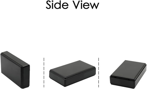 LeMotech Project Box, 5 Pieces ABS Electrical Box Small Junction Box for Electronics PCB Case,Electronic Hobby Box Black, Outside Size 3.62 x 2.28...
