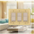 Hallcrest 3 Gang Rocker Metal Wall Plate...