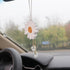 Daisy Car Hanging Ornaments for Women Girls Cute Sunflower Car Rear View Mirror Hanging Charms Automotive Interior Aesthetic Decoration Accessorie...
