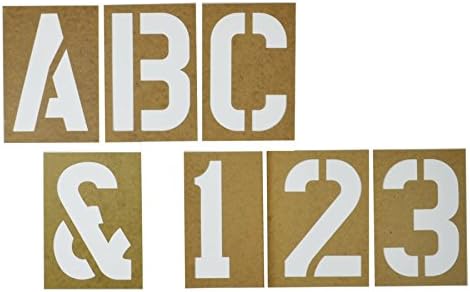 Duro by Graphic Products Stencil-It Oil Board Stencil Set, 6"...