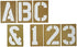 Duro by Graphic Products Stencil-It Oil Board Stencil Set, 6"...