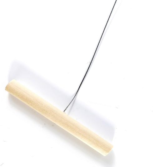 TIHOOD 12PCS Wire Clay Cutter with Wood Handle Steel Wire Cutting Tools for Cheese Plasticine Dough Clay Ceramic Art Sculpture Cutting Pottery Too...