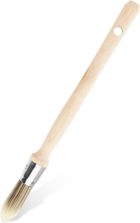 Trim Painting Tool,Small Paint Brush for Touch Ups,Walls Edge Painting Tool, Round Paint Brush House Wall Corners and Art Application,(0.6inch,15m...