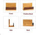 Japanese Garden Style Wood Office Business Card Holder for Desk Organizers and Accessories...