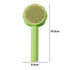 Andy's Orchids 2pcs Pet Hair Cleaner Brush, Pet Hair Cleaner Brush Self Cleaning Pet Hair Re mover Sunflower Shape Dog Brush Hair Removal Button C...
