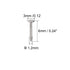 uxcell Small Tiny Hardware Nails Carbon Steel 1.2X6mm(DxL) for DIY Decorative Wooden Boxes Accessories Silver Tone 800pcs...