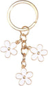 Fuqimanman2020 1~4 Pcs Flowers Charms Enameled Keychain Cute Flowers Chain Tassel Keyring Gifts Purse Bag Accessories...