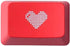 Red Heart CTRL Keycap for MX Switches Logitech G610 G512 G715 G713 G Pro X/Corsair K70 K65 K63 K95 Gaming Keyboard...