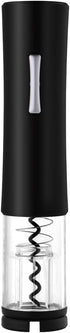 Black Electric Wine Opener, Automatic Battery Operated Corkscrew with Foil Cutter, One Touch Operation, Cork Remover Tool for Wine Lovers and Home...