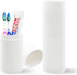 Toothbrush Travel Case, Portable Tooth Brush Holder and Toothpaste Cover, Plastic Travel Toothbrush Cup with Cover, Compact Storage Container for ...