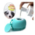 Awesome Pet Brushes Bath Massage Brush Shampoo Dispenser Dog Grooming Silicone Shower Brush For Cat Pets Bathing Product (green kawaii)...