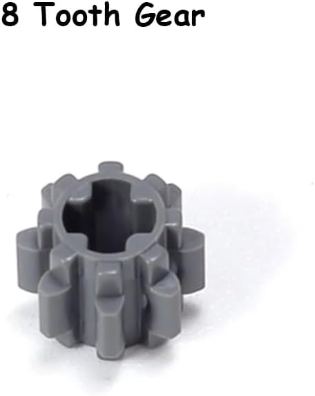 16PCS MOC Technical Gears Pack Compatible with Stnadard Building Block Assortment Kit 8/16/24/40 Tooth Gear...