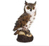 Garden Resin owl Statue,Decor for Outside Ornaments,Garden Decorations owl,Garden Accessories Outdoor Patio Lawn 7 inch Tall Brown...