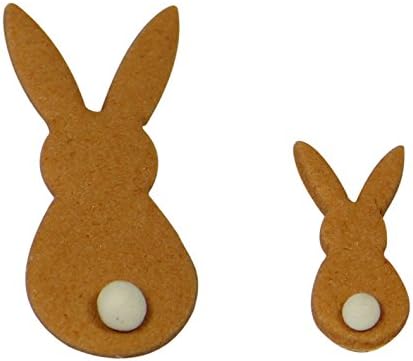 PME Rabbit Cutters, Small and Large Sizes, Set of 2, White...