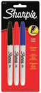 Permanent Marker, Black, Blue, Red, PK3...