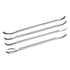 4 Pieces Stainless Steel Micro Lab Scoop Spoon Long Handle Micro Laboratory Sampling Scoop Thickened Double-Headed Micro Lab Scoop Reagent Samplin...