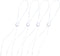 10 Pcs Hat Removable Chin Cords Adjustable Elastic Fishing Hat Strap Sun Hat Chin Strap Replacement with Clips for Fishing Boating Golfing...