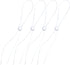 10 Pcs Hat Removable Chin Cords Adjustable Elastic Fishing Hat Strap Sun Hat Chin Strap Replacement with Clips for Fishing Boating Golfing...
