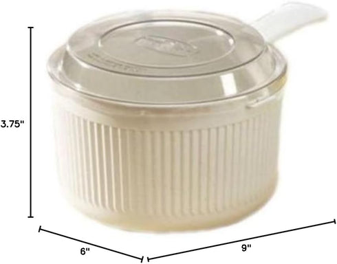 Nordic Ware 67404H 1 Qt. Microwaveable Sauce Pan With Lid...