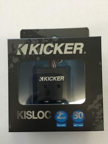 Kicker 46KISLOC K-Series Interconnect, Speaker to RCA W/Line-Out Converter...