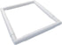 11 X 11" Plastic Cross Stitch Frame Square Embroidery Hoop White DIY Sewing Tools Sewing Hoop Handhold Craft Clip Embroidery Snap Frame Hoop for C...