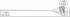 White Stainless Steel Cake Tester Pin Detector Baking DIY Tools for Cake Biscuit Baked Cooked Test Silver Durability and Fashion, 19 * 4.5cm,Bakin...