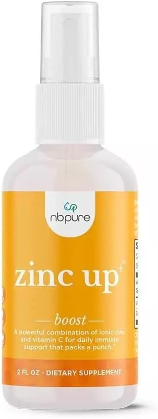 nbpure Zinc Up+ Zinc Liquid Spray with Vitamin C for Kids & Adults, 2 fl oz...
