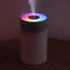 Colorful 260ml Humidifier,USB Power Supply,With 7 Color LED, Air Humidifier,Mini Air Humidifier,Can add essential oil,Suitable for Study Room, Bed...