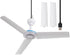Small USB Ceiling Fan 19.7”Portable Hanging Fans for Power Bank Indoor Outdoor RV Bed Room Desk Boat Coop Travel Tent Canopy Cubicle Mini 3 Blades...
