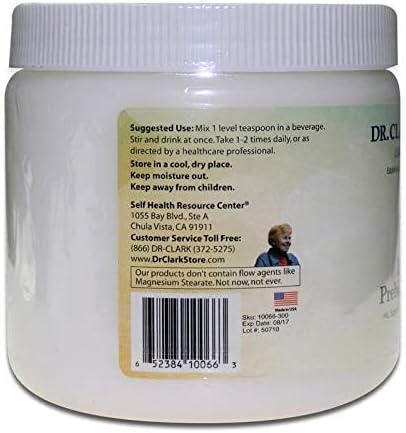 Dr. Clark Inulin Powder (FOS), 300 gm - Prebiotic Soluble Fiber...