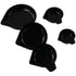 Weighing Powder Pans 5pcs 5 Sizes New Plastic Weighing Dishes Laboratory Equipment Black Weighing Vessel Liquid, Powder, Gems, etc...
