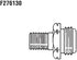 Mr. Heater 9/16 Left Hand Male Thread x 1"-20 Throwaway Cylinder Thread with Shuttoff Fitting...