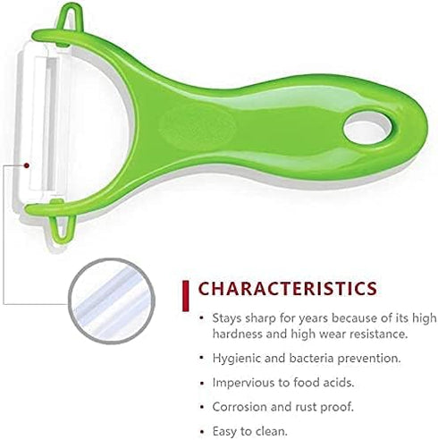 COLIBROX Peelers Grate and Julienne - Fruit and Vegetable Peeler Set Quickly Peels Apple, Potato, Corn, Ginger, Citrus, Avocado, Mango and More...