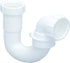 EZ-FLO 1-1/2 Inch Kitchen Sink Drain Pipe with Captive Nut and Reducing Washer, White Polypropylene, 35379...