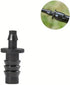 10PCS Drip Irrigation Fittings 1/4" To 5/16 Inch Barbed Reducing Couplings Drip Irrigation Fittings Drip Line Connectors For 1/4Inch And 5/16Inch ...