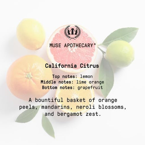 Muse Apothecary Room Ritual - Aromatic and Relaxing Room Mist, 8 oz, Infused with Natural Essential Oils - California Citrus...