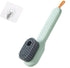 2 in 1 Multifunction Cleaning Brush with hooks, Multifunctional Liquid Shoe Brush, 2024 Newest Cleaning Brush with Soap Dispenser, Injectable Mult...