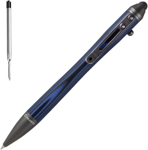 Cool Hand 5.7'' Bolt Action Pens, EDC Ballpoint Ink Refillable, Stylus for Touch Screen, G10 Body w/Pocket Clip, Ergonomic Grip, with a Refill, 53...